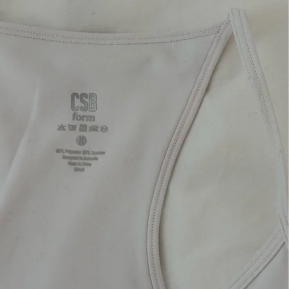 CSB Form Leisure Tank in White - Picture 4 of 4